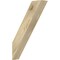 Ekena Millwork 4"W x 16"D x 24"H Traditional Rough Sawn Knee Brace, Douglas Fir BRC04X16X24TRA00RDF - alternate 1